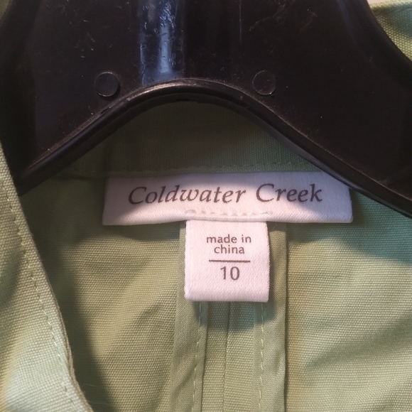 COLDWATER CREEK  SIZE 10 COLOR GREEN - Picture 4 of 6